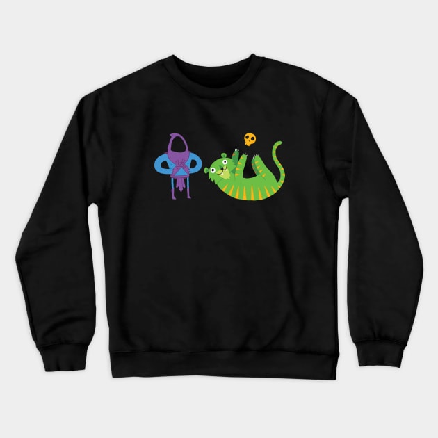 Foiled Again Crewneck Sweatshirt by DinoMike